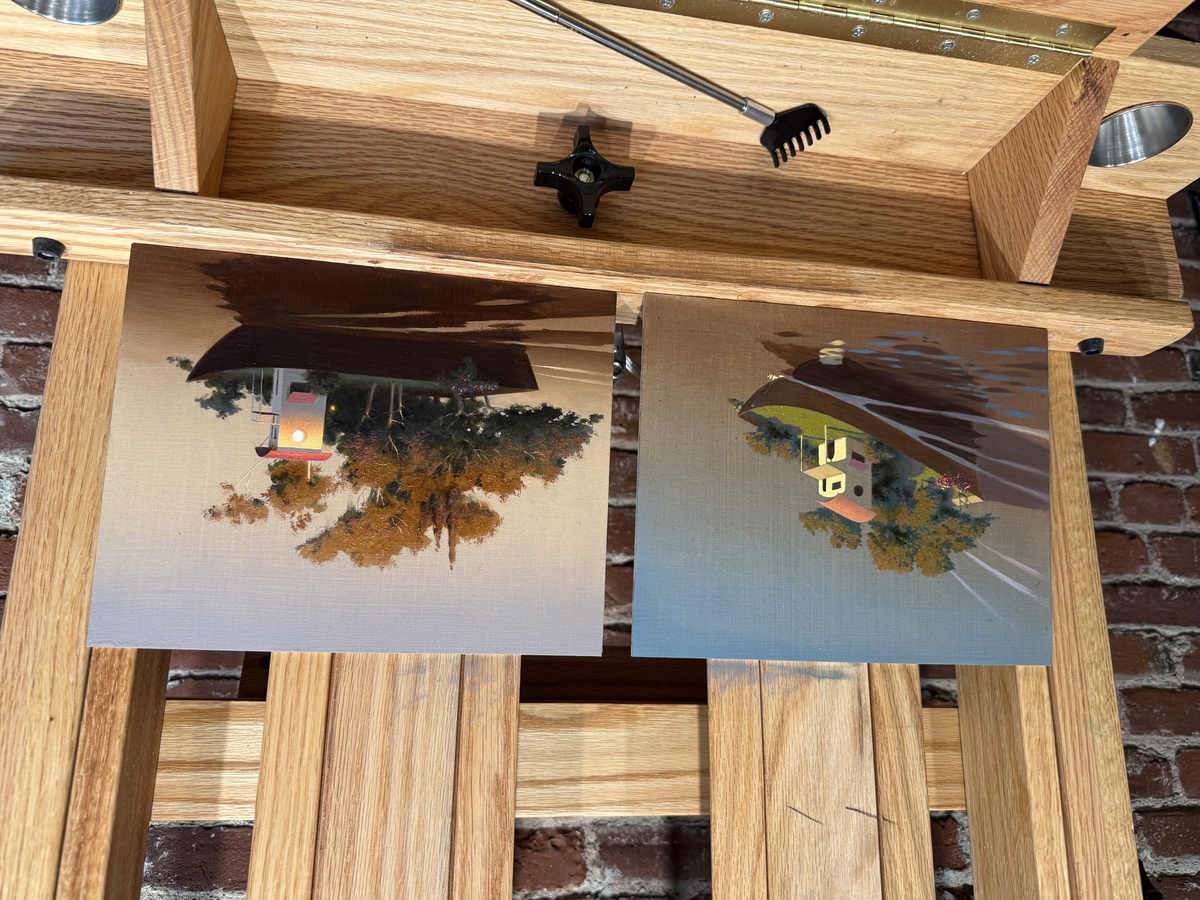 Forest on a Boat, stage 1